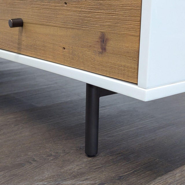 West Elm Media Console For Sale - Image 9 of 10