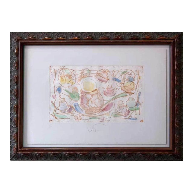 Claes Oldenburg Original Etching Hand Signed & Numbered Ltd Edition For Sale
