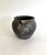 Ceramic Rustic Black Gray Pottery Vase For Sale - Image 7 of 10