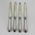 English Walker & Hall, Sheffield, English Aesthetic Silver Plate Fruit Knives, S/4 For Sale - Image 3 of 10