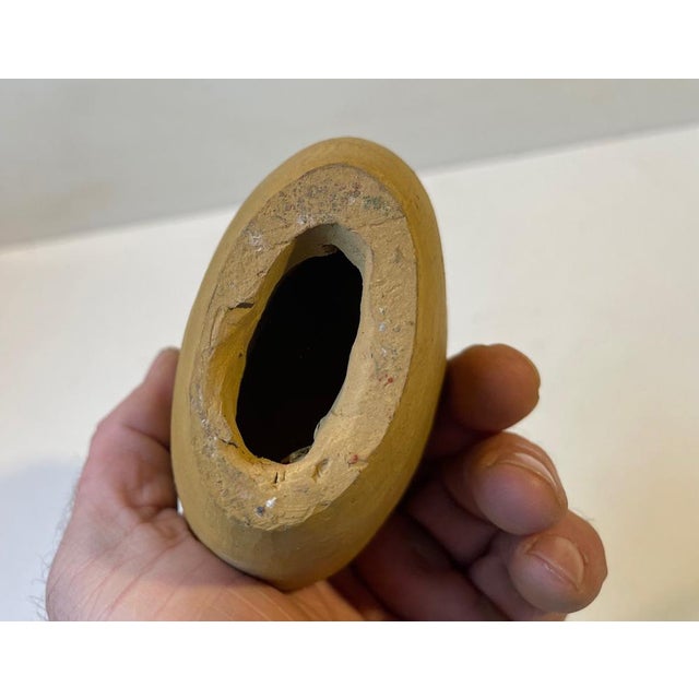 Ceramic Surrealist Entity in Glazed Ceramic by Aksel Hansen, 1960s For Sale - Image 7 of 8