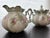 Late 19th Century Antique Rs Prussia Porcelain Creamer and Lidded Sugar Bowl Set - Set of 3 For Sale - Image 5 of 8