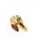 Sapphire and Ruby Snake Ring from Wempe, 1980s For Sale - Image 5 of 7