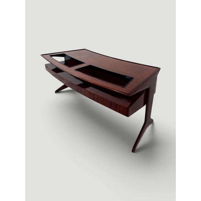 Mid-Century Italian Presidential Executive Desk by Vittorio Dassi, 1956 For Sale - Image 12 of 18