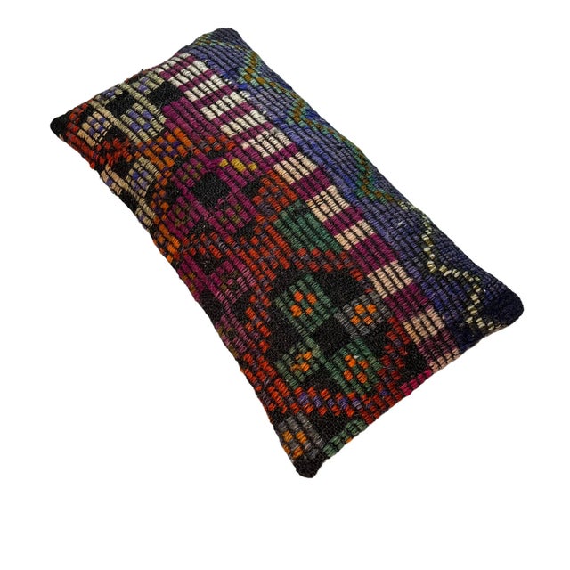 Vintage Turkish Kilim Cushion Cover, 1970s, in Flawless conditions. Designed 1970 to 1979