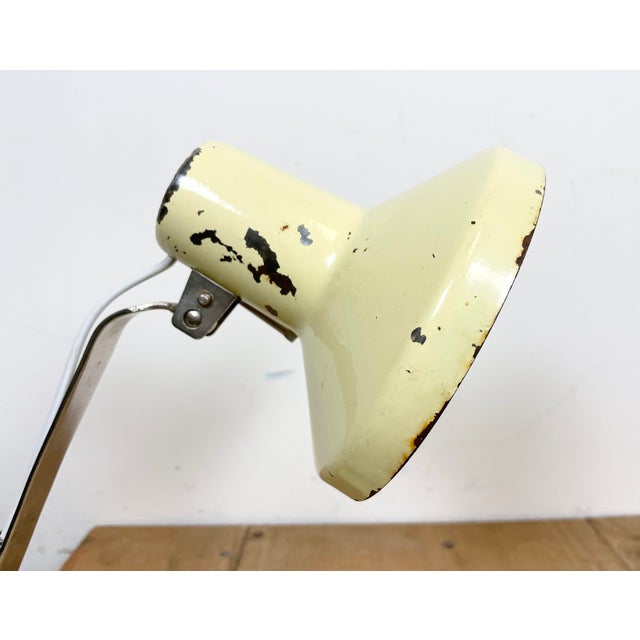 Metal Industrial Beige Table Lamp from Metal Mot, 1960s For Sale - Image 7 of 15