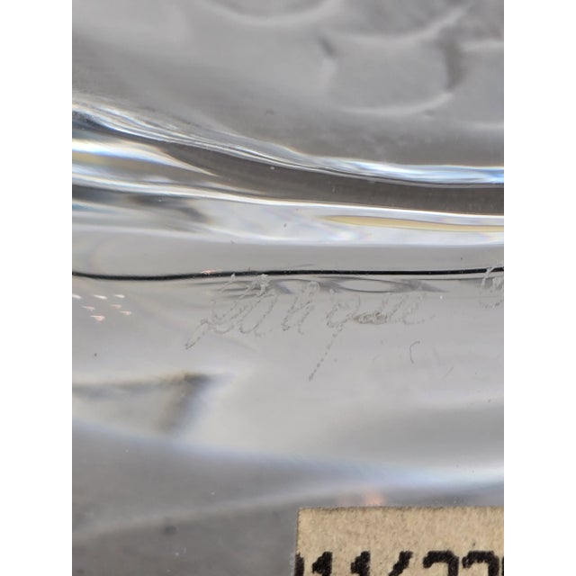 Lalique Crystal Double Fish Sculpture For Sale - Image 11 of 11