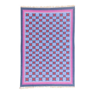 Vintage Afghani Dhurrie Rug, 06'02 X 08'10 For Sale