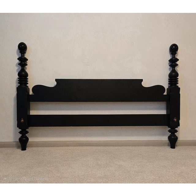 American Ethan Allen Quincy Queen Bed Frame For Sale - Image 3 of 5