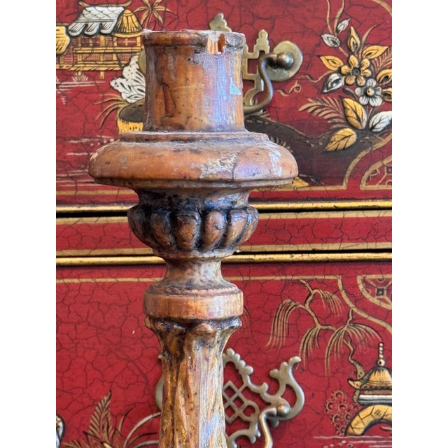 19th Century Silver Gilt Candlesticks For Sale - Image 15 of 16