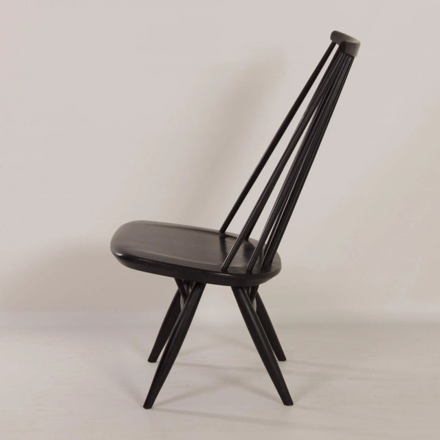 Black Mademoiselle Chair by Ilmari Tapiovaara for Asko, 1960s For Sale - Image 3 of 13