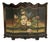 Vintage Florentine Style Hand-Painted Folding Fireplace Screen For Sale