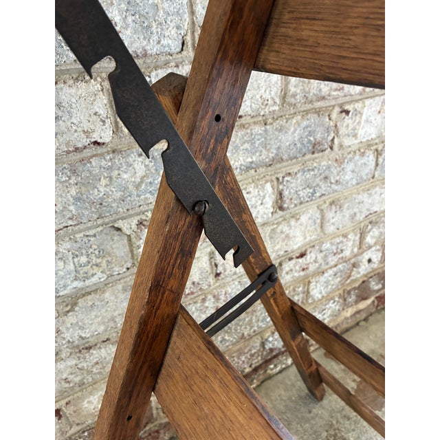 Vintage Wooden Adjustable Writing Table For Sale - Image 14 of 17