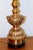 Vintage Asian Figural Brass Table Lamp With Milk Glass Globe Shade – Hollywood Regency Chinoiserie Lighting For Sale In Naples, FL - Image 6 of 16