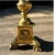 Antique Church Altar Brass Mary Joseph Jesus 12" Fluted Stem Tripod Candlestick For Sale - Image 4 of 10