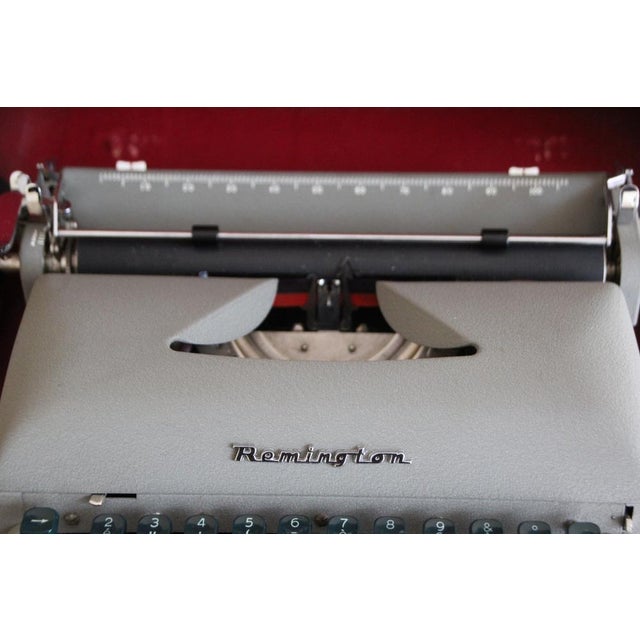 Typewriter with Travel Case from Remington, 1970s For Sale - Image 6 of 14