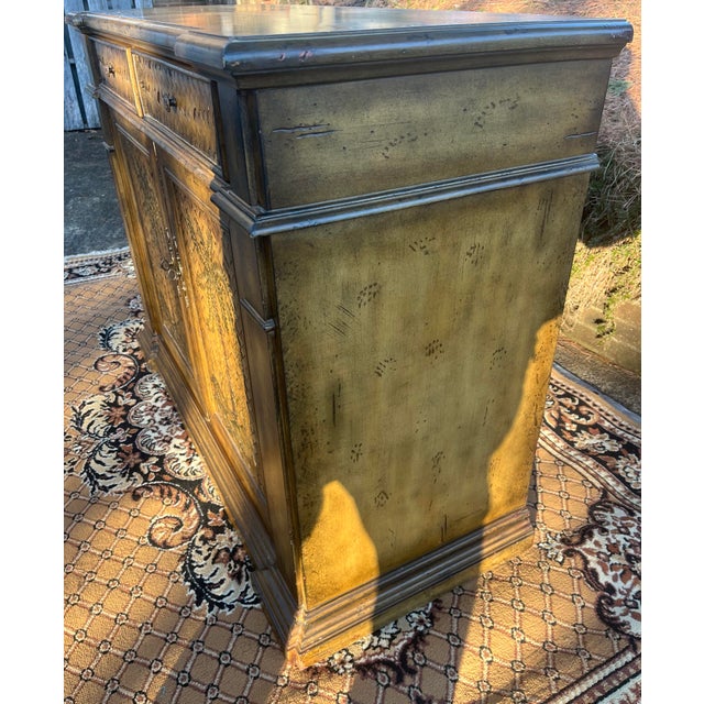 Vintage Broyhill Island Style 2 Door Chest From Palermo Palm Collection For Sale In Greensboro - Image 6 of 12