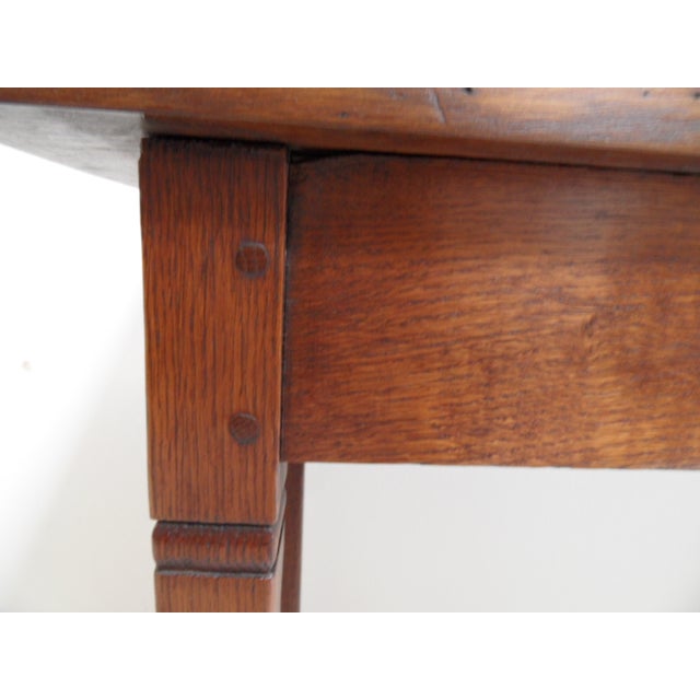 Antique Oak Side Table, 1890s For Sale - Image 3 of 12