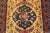 Persian Nazmiyal Collection Silk Pile Gold Vintage Persian Qum Rug For Sale - Image 3 of 8