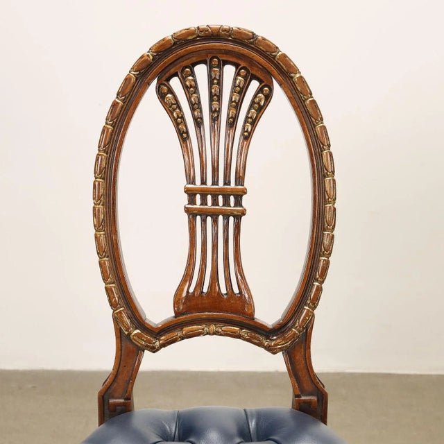 Brown Bean-Shaped Desk with Chair, Set of 2 For Sale - Image 8 of 13