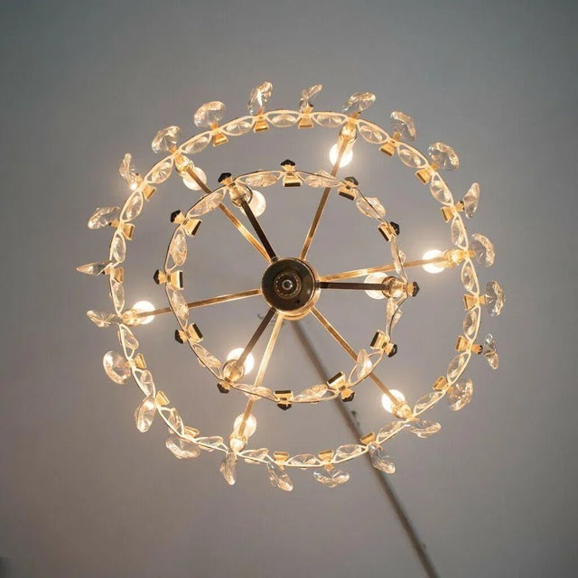 Glass Chandelier by Gaetano Sciolari, 1970s For Sale - Image 11 of 13