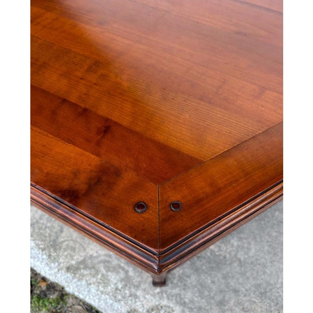 Vintage Hexagonal Wooden Coffee Table with Cane Shelf, 1960s For Sale - Image 10 of 12