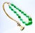 Gemstone Fluorite Bead Necklace Tumble Large Smooth Green Polished Nugget Adjustable Length For Sale - Image 18 of 18