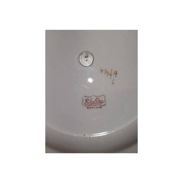 Shelley 1930s English Shelley Harmony Ware Tidbit Plate For Sale - Image 4 of 5