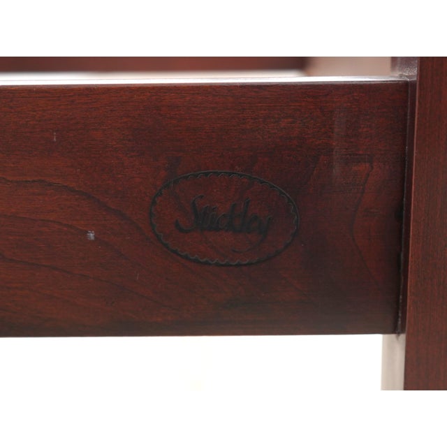 Stickley Cherry 21st C. Queen Size Bed For Sale - Image 16 of 17