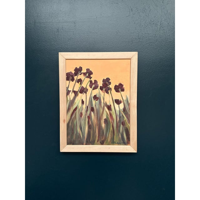 Martina Möller, Flowers, 1980s, Oil on Panel, Framed For Sale - Image 12 of 12