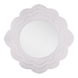 Fleur Home Audubon Magnolia Circle Mirror in Lite Lavender, 36x36 For Sale