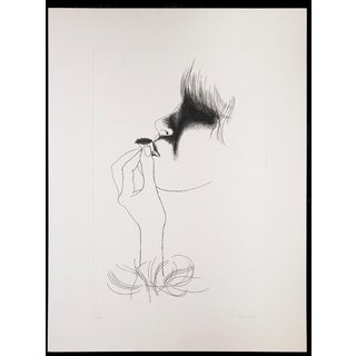 Giacomo Porzano, Marijuana, 1970s, Etching For Sale
