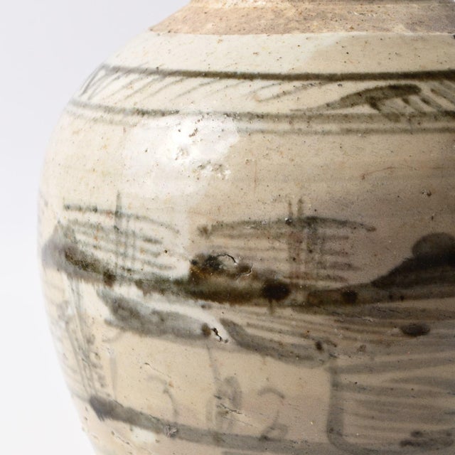 Chinese Pottery Ginger Jar, 1800s For Sale - Image 4 of 7