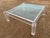 Plastic Vintage Mid Century Modern Lucite Glass Top Coffee Cocktail Table For Sale - Image 7 of 18