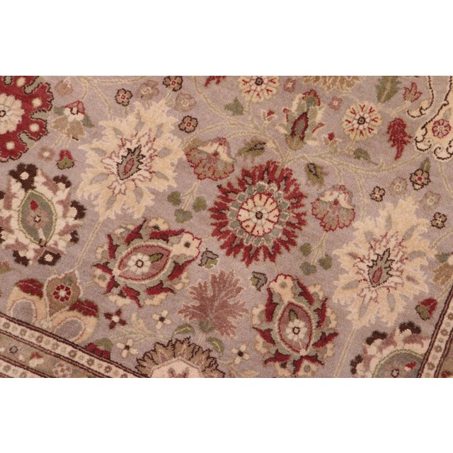 Shabby Chic 1990's Pak-Persian Gold/Green Wool Rug - 9'3'' X 12'1'' For Sale In New York - Image 6 of 9