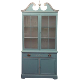 Shabby Chic "Drexel Heritage" China Hutch For Sale