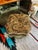 Vintage Tufted Ottoman With Tassels For Sale - Image 4 of 6