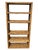 Vintage Rattan Bamboo Wicker Large Room Divider Etagere Shelf in Bielecky Brothers Style For Sale - Image 9 of 12