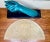 1980s 1984 Art Nouveau Hand Holding Frosted Lucite Fan With Imprinted Face Austin Productions Sculpture For Sale - Image 5 of 11
