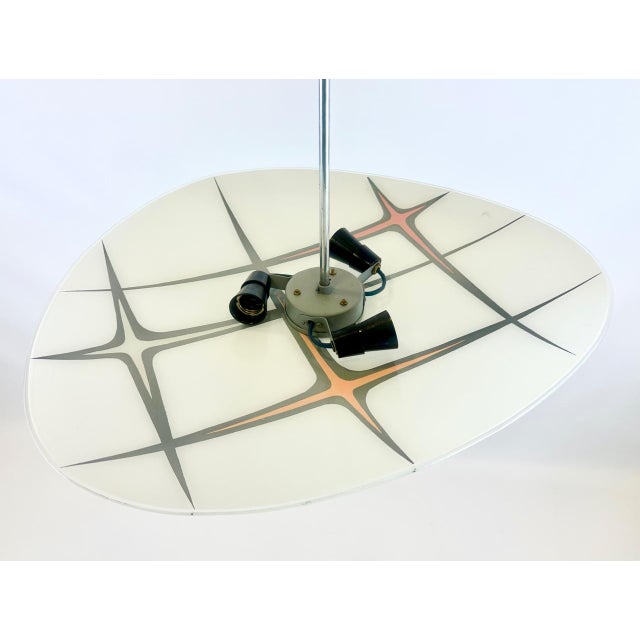 Mid-Century Modern Czech Pendant Lamp, 1960s For Sale - Image 9 of 10