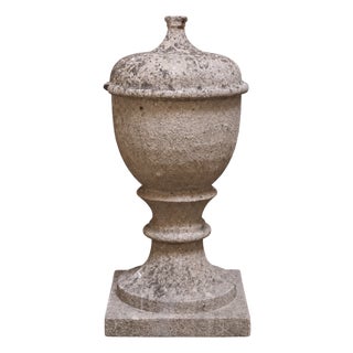 19th Century Belgian Blue Stone Finial For Sale