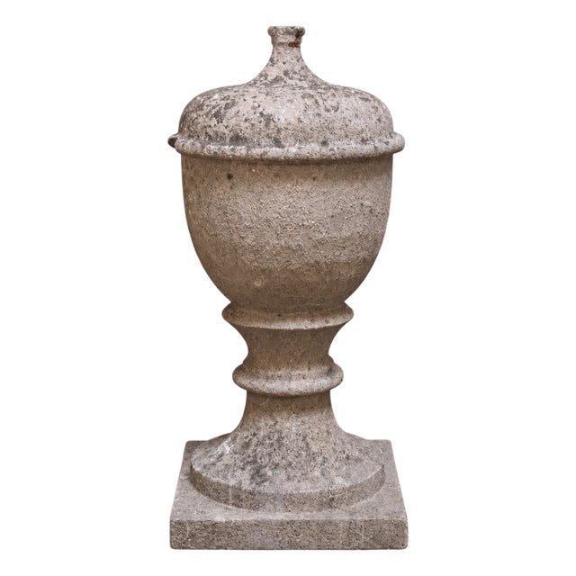 19th Century Belgian Blue Stone Finial For Sale