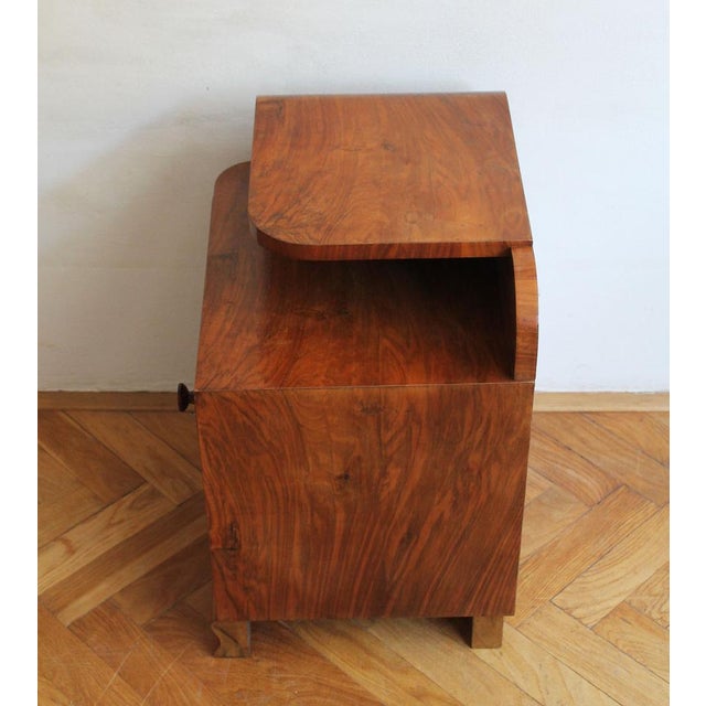 Vintage Art Deco Bedside Table, 1930s For Sale - Image 11 of 16
