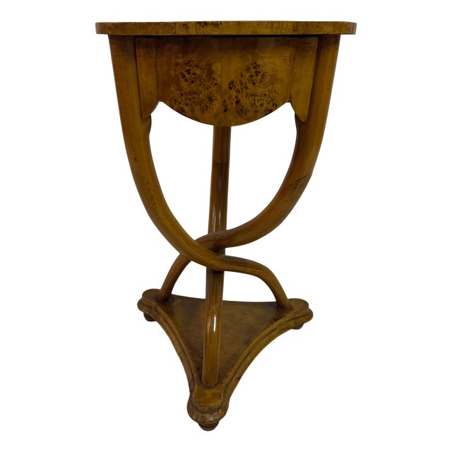 Italian Burr Wood Occasional Table, 1920s For Sale