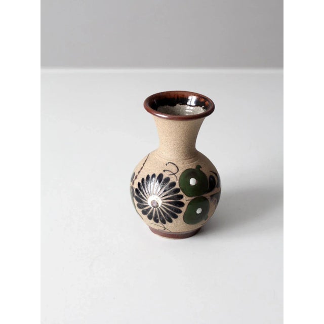 Vintage Tonala Pottery Vase For Sale - Image 6 of 9
