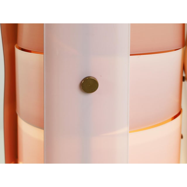 Cream French Riviera Bamboo Floor Lamp, France, 1970 For Sale - Image 8 of 9