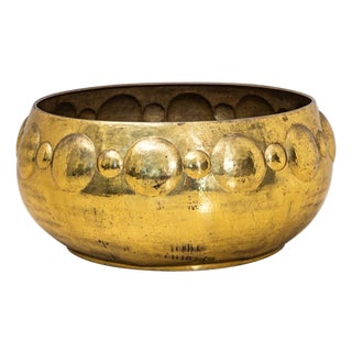 Large Brass Planter, Italy, Mid-20th Century For Sale