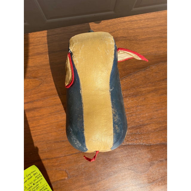 Mid 20th Century Stuffed & Painted Canvas Elephant For Sale In Milwaukee - Image 6 of 9