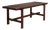Vintage Dark Wood Slatted Bench, 1970s For Sale