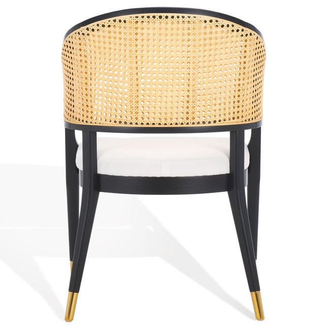 Wood Rogue Rattan Dining Chair - Black / Natural For Sale - Image 7 of 7